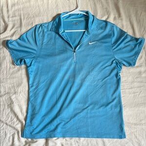Nike Aqua Zip Polo golf Shirt